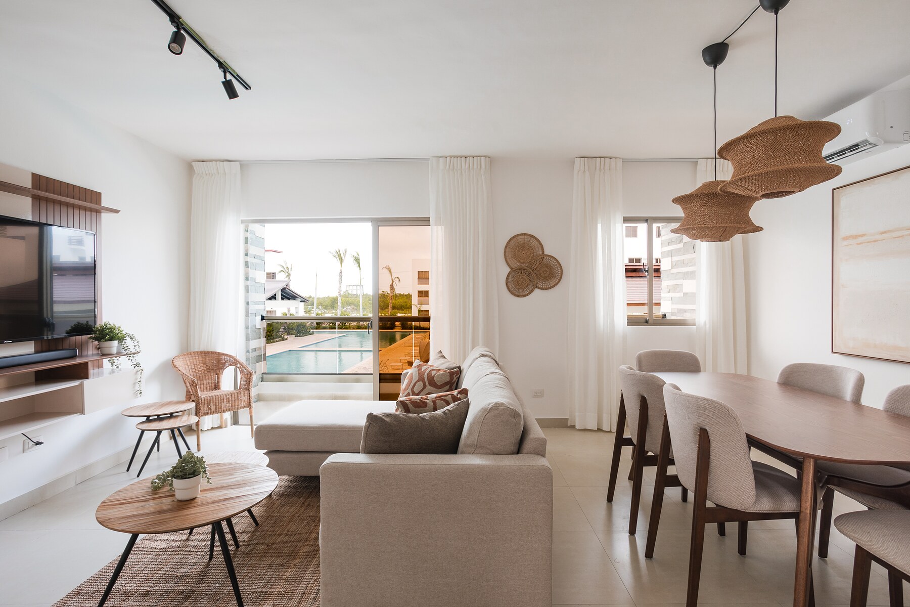 Velero — residential apartment in Punta Cana with custom furniture and full-scope interior design by SOMMA
